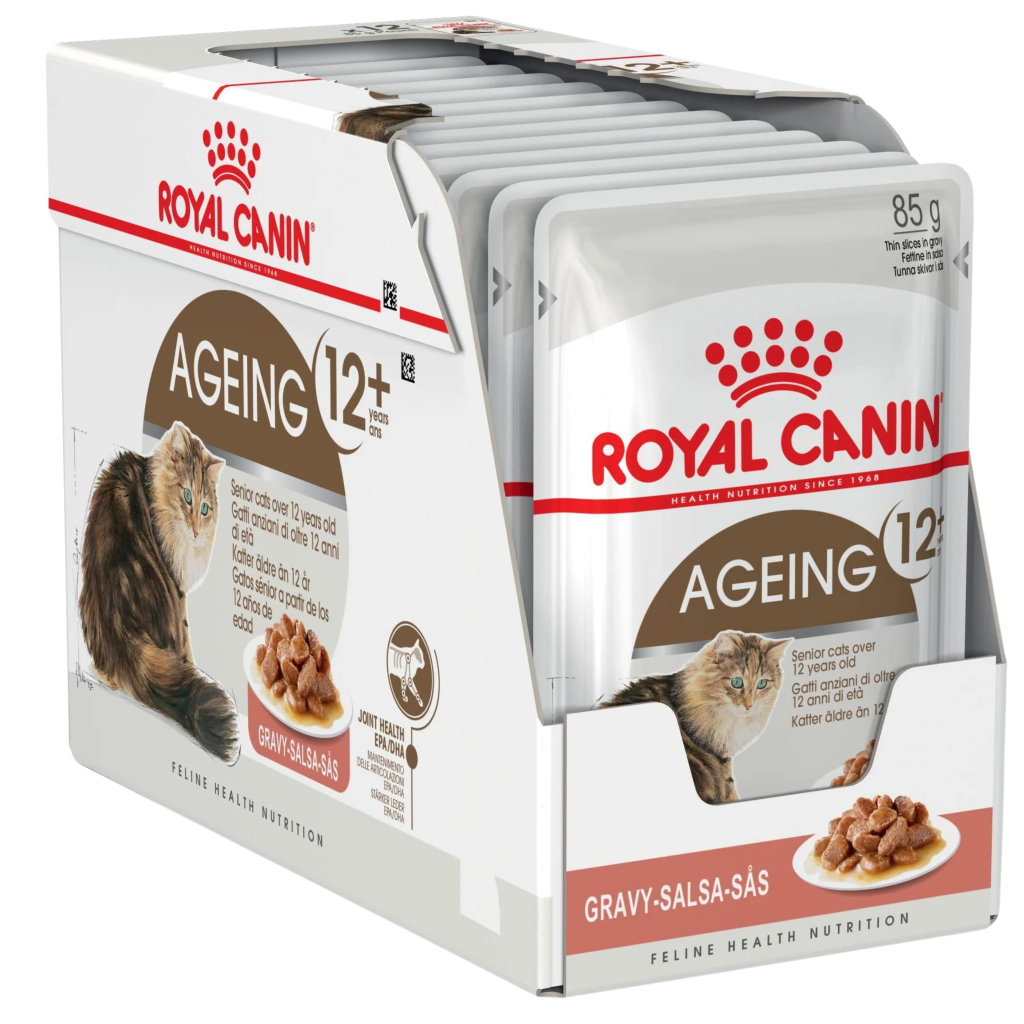 Royal Canin Aging 12+ Thin Slices in Gravy Cat Food